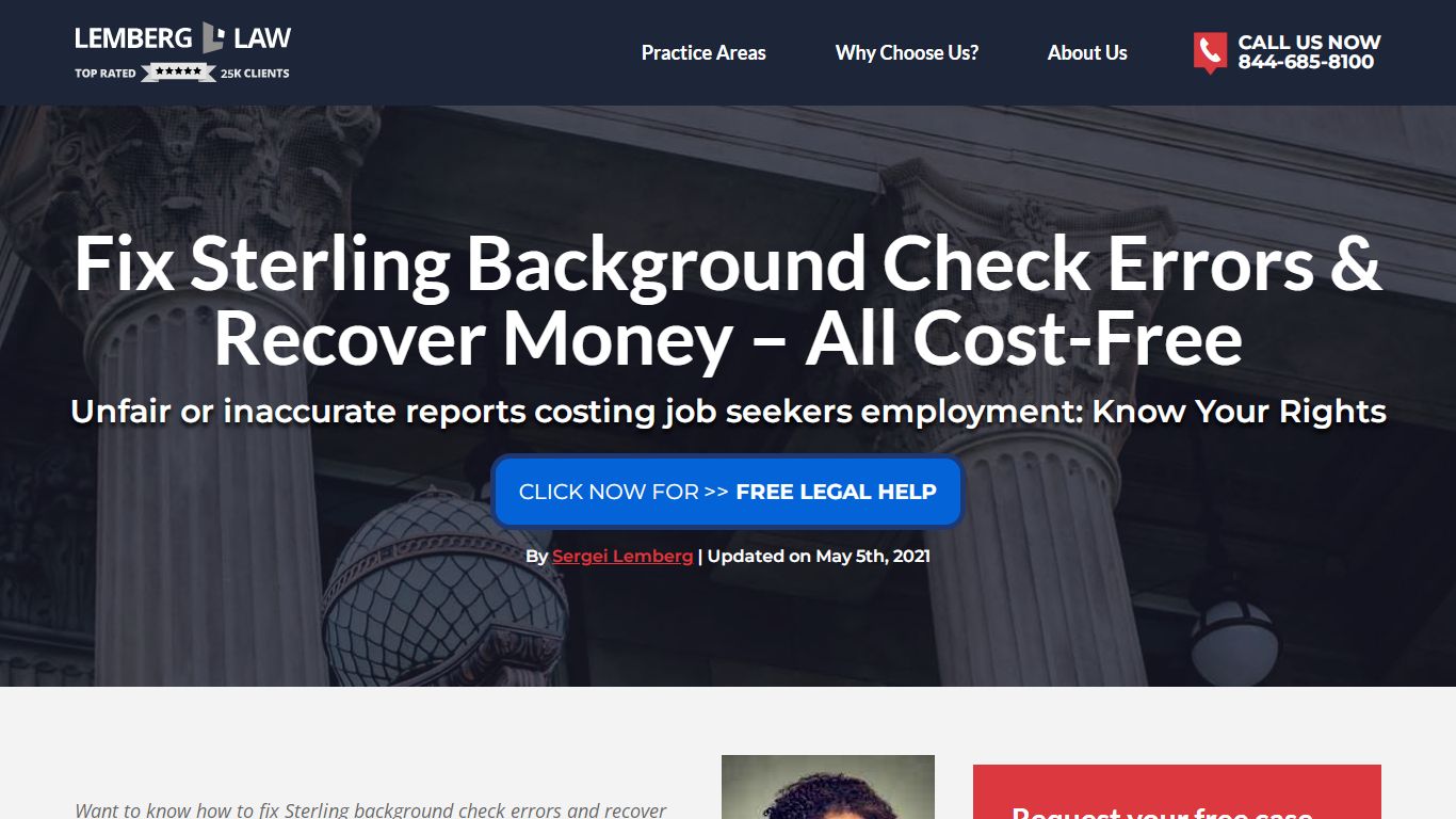 Fix Sterling Background Check Errors & Recover Money - All Cost-Free